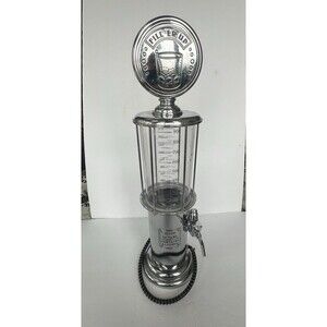 Godinger Fill Er Up Gas Pump Liquor Dispenser Decanter Vintage Barware Bar Decor